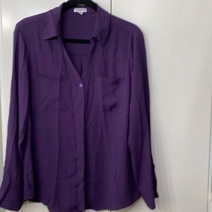 Express Portofino Button Down Blouse